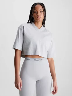 Calvin Klein T-shirt Cropped Da Palestra