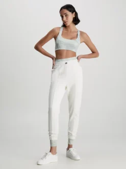 Calvin Klein Pantaloni Da Tuta In Spugna Di Cotone Taglio Relaxed -Offerta Economica Calvin Klein 00GWS3P605 YBI alternate4