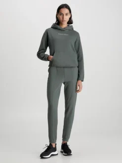 Calvin Klein Felpa Con Cappuccio In Spugna Di Cotone -Offerta Economica Calvin Klein 00GWS3W300 LLZ alternate4