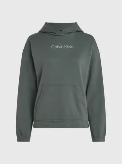 Calvin Klein Felpa Con Cappuccio In Spugna Di Cotone -Offerta Economica Calvin Klein 00GWS3W300 LLZ alternate5