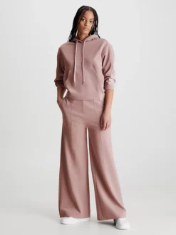 Calvin Klein Felpa Con Cappuccio In Twill Testurizzato -Offerta Economica Calvin Klein 00GWS3W302 8HR alternate4