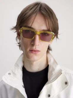 Calvin Klein Occhiali Da Sole Rettangolari CKJ23604S -Offerta Economica Calvin Klein 0CKJ23602S 701 alternate3