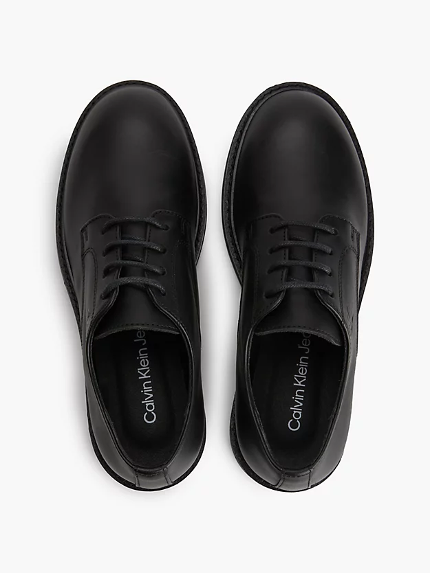 Calvin Klein Scarpe Stringate In Pelle Per Bambini 5 Calvin Klein Scarpe Stringate In Pelle Per Bambini - immagine 3