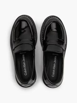 Calvin Klein Loafer In• Ecopelle Verniciata Per Bambini -Offerta Economica Calvin Klein EFCK080412 999 alternate4