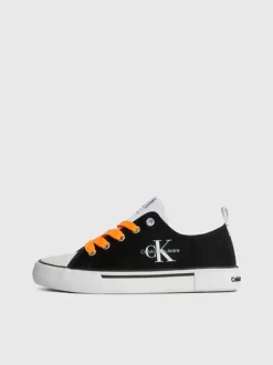 Calvin Klein Sneaker In Tela Riciclata Bambino -Offerta Economica Calvin Klein EFCK080567 001 alternate5