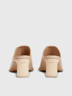 Calvin Klein Sandali In Pelle Con Tacco A Mule -Offerta Economica Calvin Klein HW0HW01628 AB2 alternate3