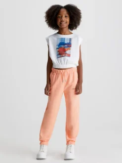 Calvin Klein Pantaloni Da Tuta Relaxed A Vita Alta -Offerta Economica Calvin Klein IG0IG01509 SOJ alternate3