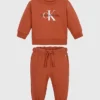 Calvin Klein Tuta Con Logo Per Neonato