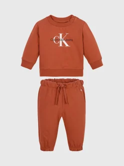 Calvin Klein Tuta Con Logo Per Neonato