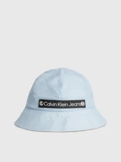 Calvin Klein Cappello Alla Pescatora Con Logo Bambini