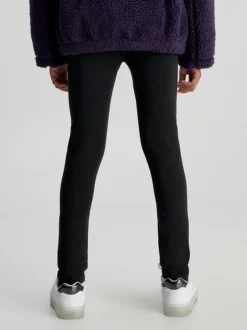 Calvin Klein Legging Con Logo Slim -Offerta Economica Calvin Klein IU0IU00471 BEH alternate4
