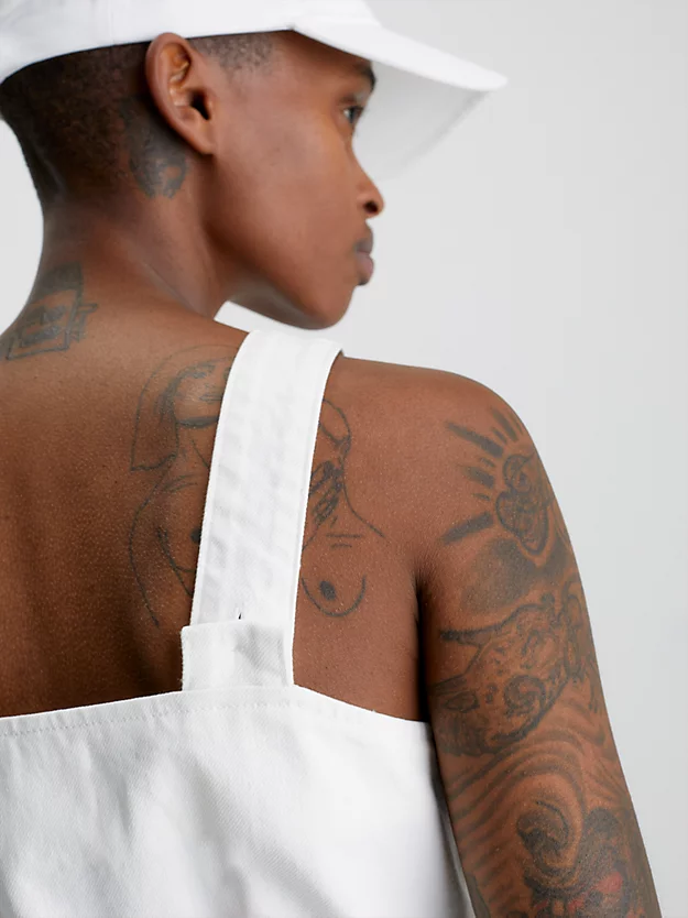 Calvin Klein Abito Con Bottoni In Jeans Riciclato 6 Calvin Klein Abito Con Bottoni In Jeans Riciclato - immagine 4