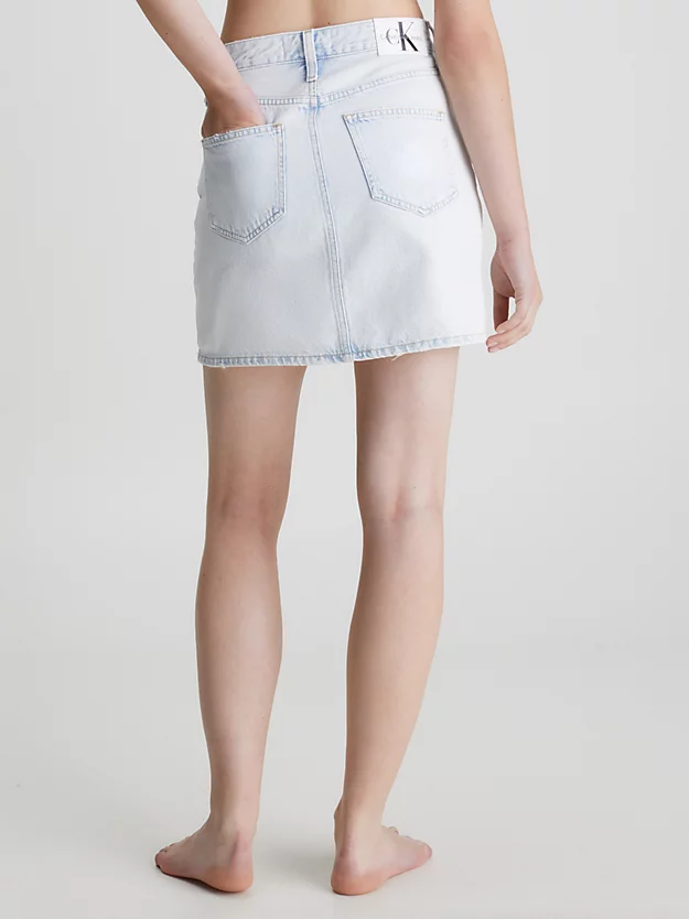 Calvin Klein Minigonna Di Jeans A Vita Alta 4 Calvin Klein Minigonna Di Jeans A Vita Alta - immagine 2