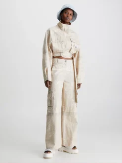 Calvin Klein Giacca Multitasche Con Cintura Corta -Offerta Economica Calvin Klein J20J220738 0F4 alternate3