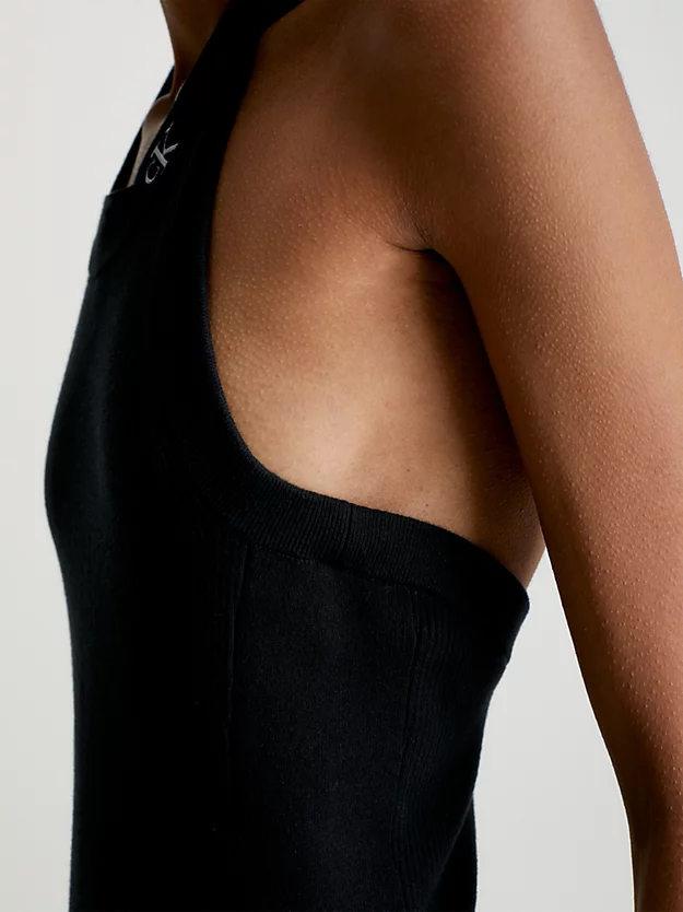 Calvin Klein Abito Con Scollo Sul Retro In Cotone Biologico 6 Calvin Klein Abito Con Scollo Sul Retro In Cotone Biologico - immagine 4