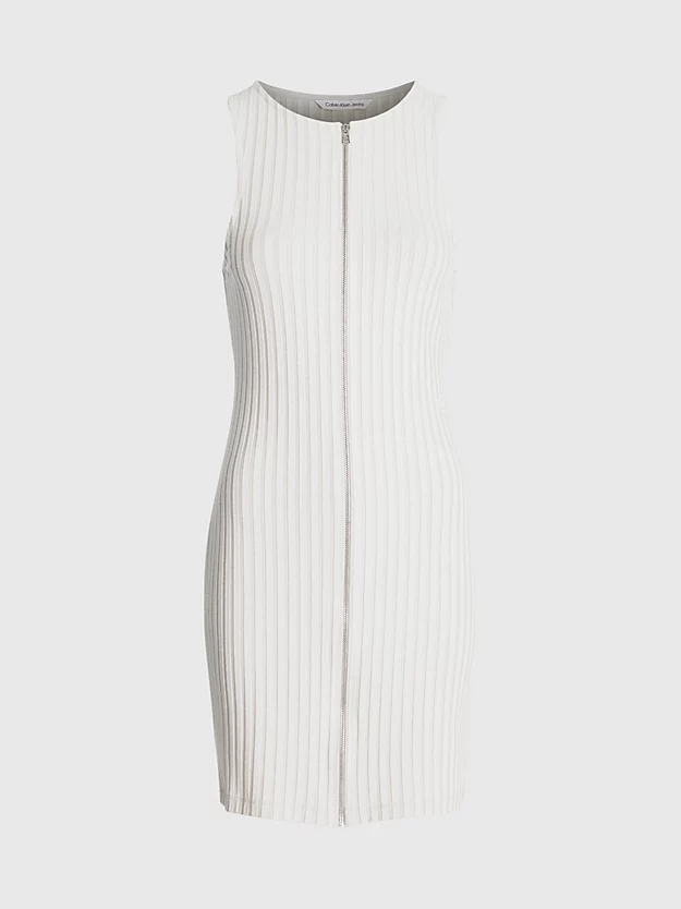 Calvin Klein Miniabito Con Zip Integrale A Costine 8 Calvin Klein Miniabito Con Zip Integrale A Costine - immagine 6