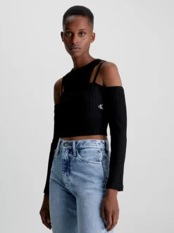 Calvin Klein Top Cut-out Doppiato