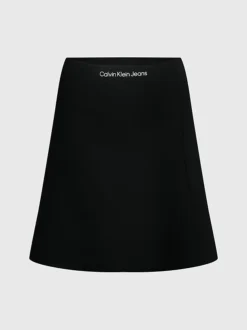Calvin Klein Minigonna Con Linea Ad A In Jersey Milano -Offerta Economica Calvin Klein J20J220794 BEH alternate5