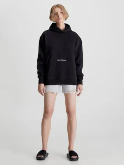 Calvin Klein Felpa Con Cappuccio E Logo Dal Taglio Relaxed -Offerta Economica Calvin Klein J20J220945 BEH alternate4