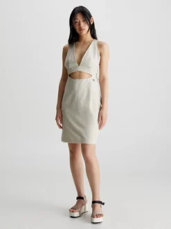 Calvin Klein Abito Multitasche Con Scollo Dietro