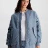 Calvin Klein Giacca Bomber In Rasatello Di Nylon Oversize -Offerta Economica Calvin Klein J20J221082 PN6 main
