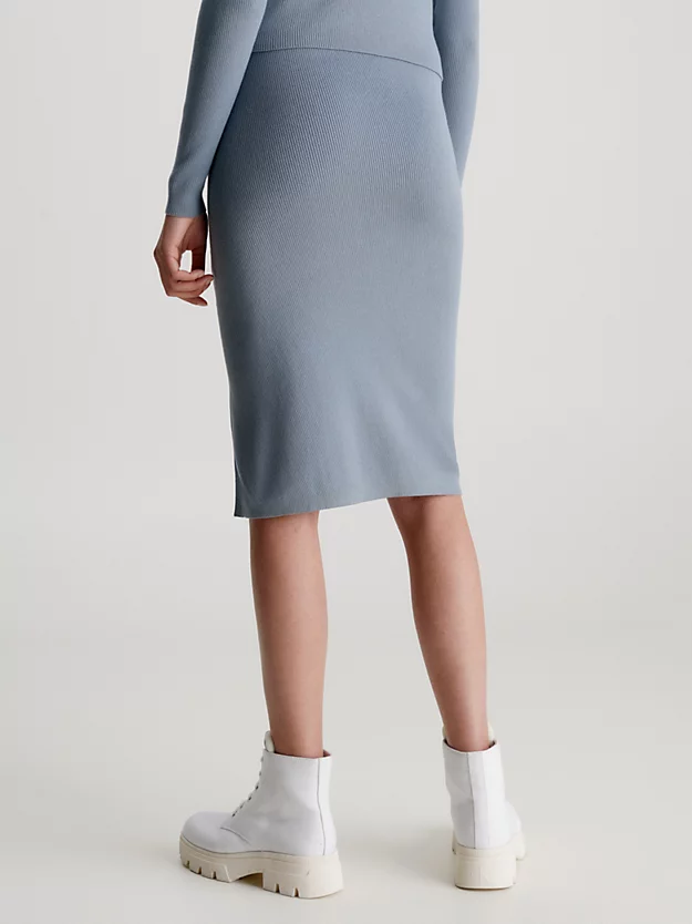 Calvin Klein Gonna A Tubino In Cotone Biologico 4 Calvin Klein Gonna A Tubino In Cotone Biologico - immagine 2