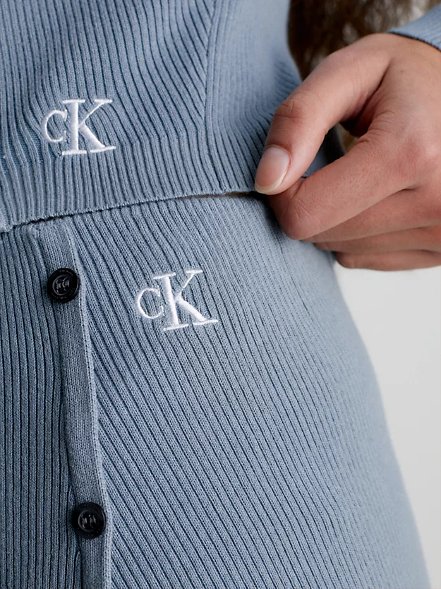 Calvin Klein Gonna A Tubino In Cotone Biologico 5 Calvin Klein Gonna A Tubino In Cotone Biologico - immagine 3