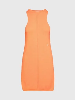 Calvin Klein Abito Sottoveste In Maglia Di Cotone -Offerta Economica Calvin Klein J20J221398 SFX alternate4