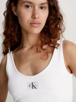 Calvin Klein Abito Bodycon A Costine Slim -Offerta Economica Calvin Klein J20J221400 YAF alternate3