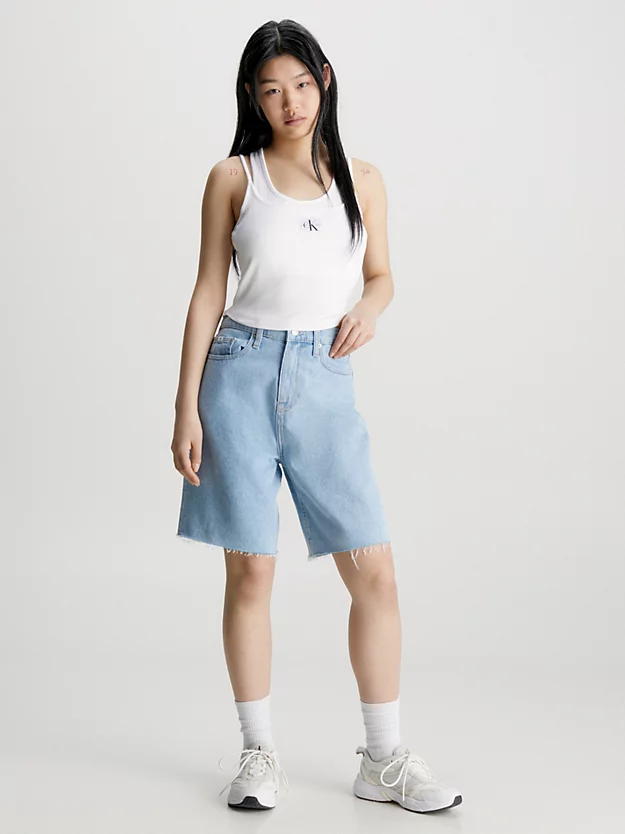 Calvin Klein Canotta A Doppio Strato A Costine 6 Calvin Klein Canotta A Doppio Strato A Costine - immagine 4