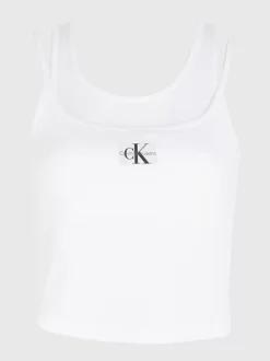 Calvin Klein Canotta A Doppio Strato A Costine 11 Calvin Klein Canotta A Doppio Strato A Costine -Offerta Economica Calvin Klein J20J221430 YAF alternate4