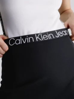 Calvin Klein Minigonna Con Banda Elastica Logata In Vita In Jersey Milano -Offerta Economica Calvin Klein J20J221434 BEH alternate3