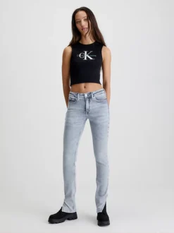 Calvin Klein Mid Rise Skinny Jeans -Offerta Economica Calvin Klein J20J221448 1BZ alternate3