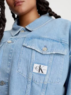 Calvin Klein Giacca Di Jeans Corta Relaxed -Offerta Economica Calvin Klein J20J221506 1AA alternate3