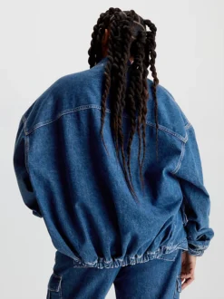 Calvin Klein Giacca-camicia Di Jeans Taglio Relaxed -Offerta Economica Calvin Klein J20J221507 1A4 alternate2