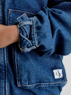 Calvin Klein Giacca-camicia Di Jeans Taglio Relaxed -Offerta Economica Calvin Klein J20J221507 1A4 alternate3