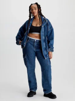 Calvin Klein Giacca-camicia Di Jeans Taglio Relaxed -Offerta Economica Calvin Klein J20J221507 1A4 alternate4