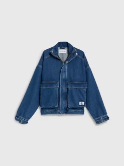 Calvin Klein Giacca-camicia Di Jeans Taglio Relaxed -Offerta Economica Calvin Klein J20J221507 1A4 alternate5