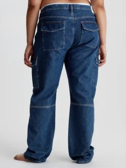 Calvin Klein Low Rise Straight Jeans Pratici -Offerta Economica Calvin Klein J20J221509 1A4 alternate2