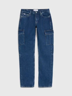 Calvin Klein Low Rise Straight Jeans Pratici -Offerta Economica Calvin Klein J20J221509 1A4 alternate5