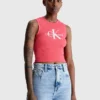 Calvin Klein Canotta Con Monogramma Corta 1 Calvin Klein Canotta Con Monogramma Corta -Offerta Economica Calvin Klein J20J221521 XI1 main