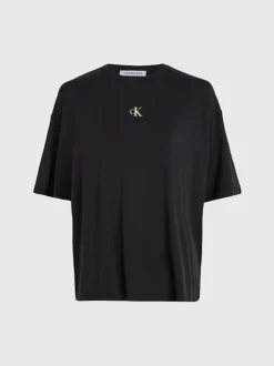Calvin Klein T-shirt Oversize Con Logo Sul Retro 13 Calvin Klein T-shirt Oversize Con Logo Sul Retro -Offerta Economica Calvin Klein J20J221733 BEH alternate5