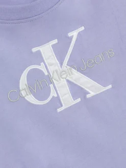 Calvin Klein T-shirt Corta Con Monogramma -Offerta Economica Calvin Klein J20J222069 VXN alternate7