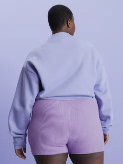 Calvin Klein Felpa Corta Con Monogramma -Offerta Economica Calvin Klein J20J222121 VXN alternate2