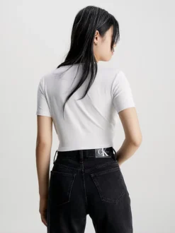 Calvin Klein T-shirt Corta Incrociata 10 Calvin Klein T-shirt Corta Incrociata -Offerta Economica Calvin Klein J20J222128 YAF alternate2