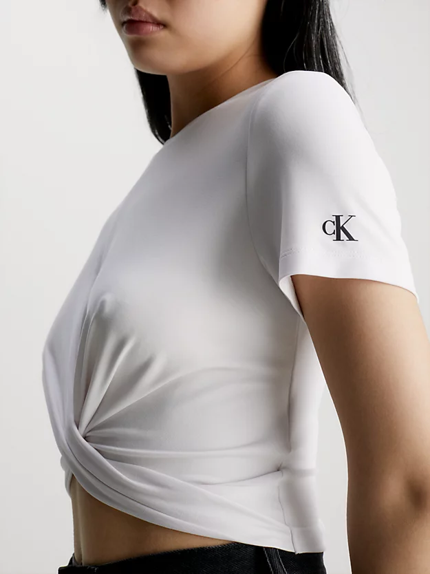 Calvin Klein T-shirt Corta Incrociata 6 Calvin Klein T-shirt Corta Incrociata - immagine 4