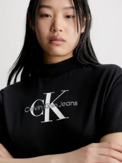 Calvin Klein T-shirt Con Monogramma Dal Taglio Relaxed -Offerta Economica Calvin Klein J20J222130 BEH alternate3