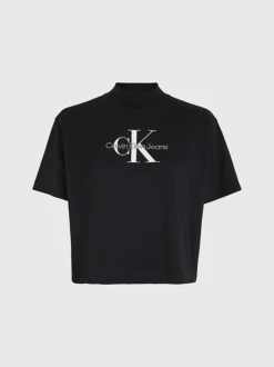 Calvin Klein T-shirt Con Monogramma Dal Taglio Relaxed -Offerta Economica Calvin Klein J20J222130 BEH alternate5