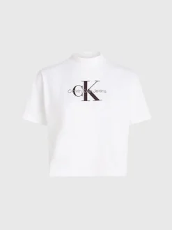 Calvin Klein T-shirt Con Monogramma Dal Taglio Relaxed -Offerta Economica Calvin Klein J20J222130 YAF alternate5