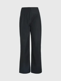 Calvin Klein Pantaloni A Gamba Larga E Vita Alta -Offerta Economica Calvin Klein J20J222133 BEH alternate4